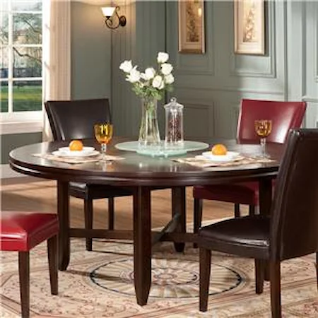 72" Round Contemporary Dining Table